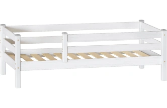 Детская кровать Софи, с бортиками, 80*190, белый лак