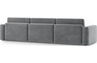 Диван угловой трехместный Дарио, модель 144, OVIS 83 (темно-серый)