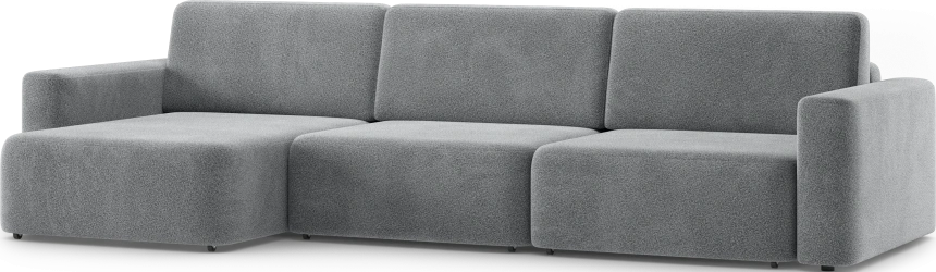 Диван угловой трехместный Дарио, модель 144, OVIS 83 (темно-серый)