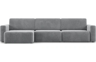 Диван угловой трехместный Дарио, модель 144, OVIS 83 (темно-серый)