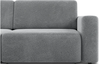 Диван угловой трехместный Дарио, модель 144, OVIS 83 (темно-серый)