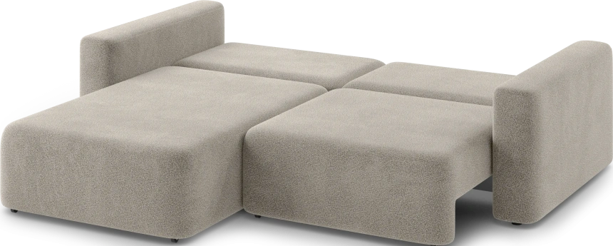 Диван угловой двухместный Дарио, модель 144, OVIS 13 (серый)