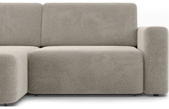 Диван угловой двухместный Дарио, модель 144, OVIS 13 (серый)