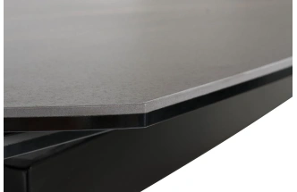 Обеденный раздвижной стол 83MC-1957DT BL, 120(178), керамика, черный мрамор / черный