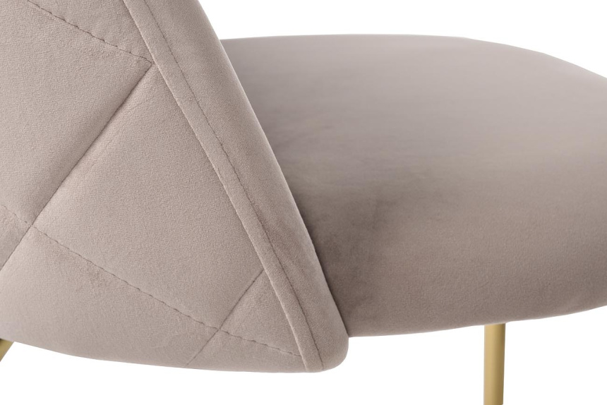 Стул 30C-301-1G BG, мягкий, велюр, бежевый