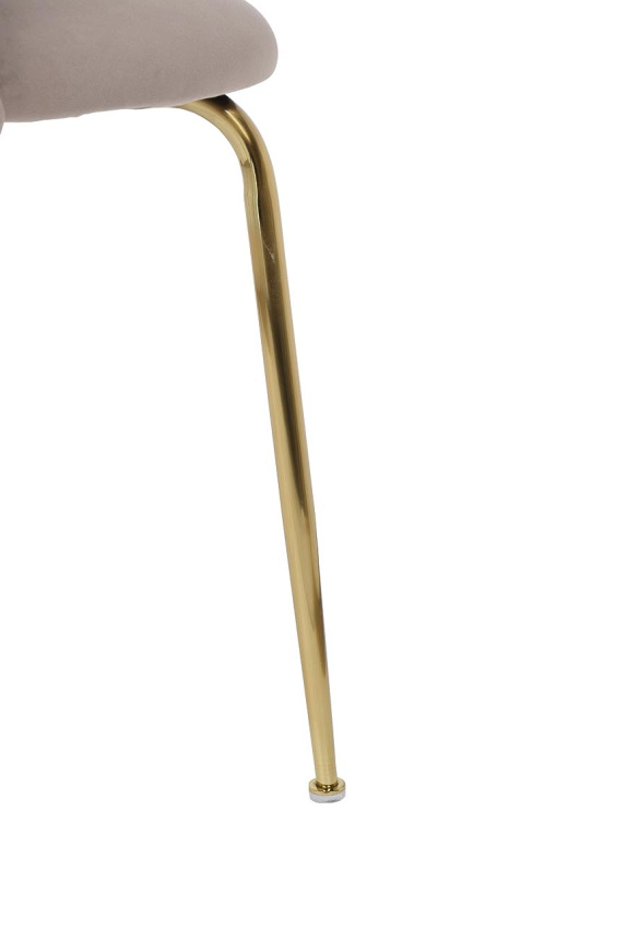 Стул 30C-301-1G BG, мягкий, велюр, бежевый