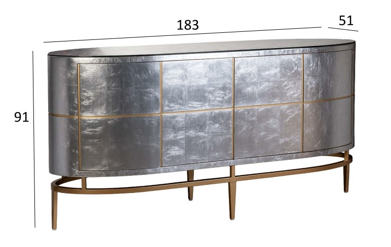 Комод Futuro, с полками