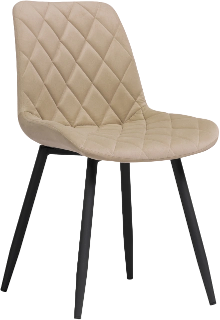 Стул Баодин Б/К, на металлокаркасе, латте / черный