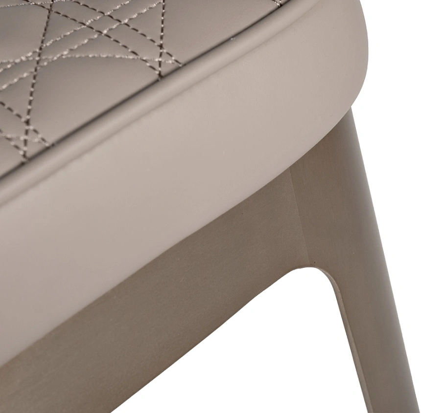 Барный стул 58DB-19303, искусственная кожа, светло-серый