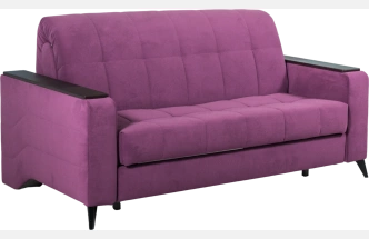 Диван прямой Нельсон 155, ткань Lamb plum, декор Венге