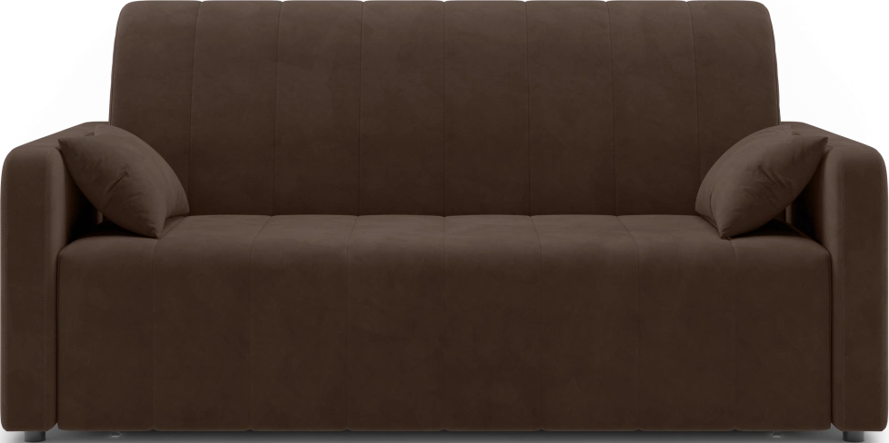 Диван прямой Борго 160, модель 107, Ultra Chocolate (шоколадный) / венге