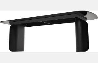 Кухонный стол Nord 240, Marbles KL-99 Белый мрамор, итальянская керамика, черный каркас