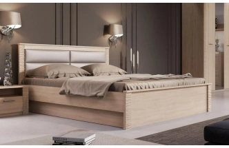 Кровать Элана 160, двуспальная, дуб сонома