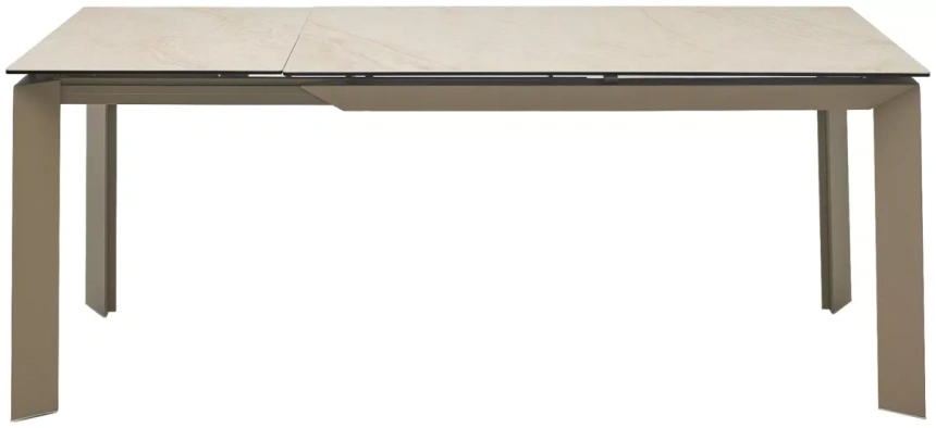 Кухонный стол раздвижной Cremona 140, KL-105, итальянская керамика, тауп