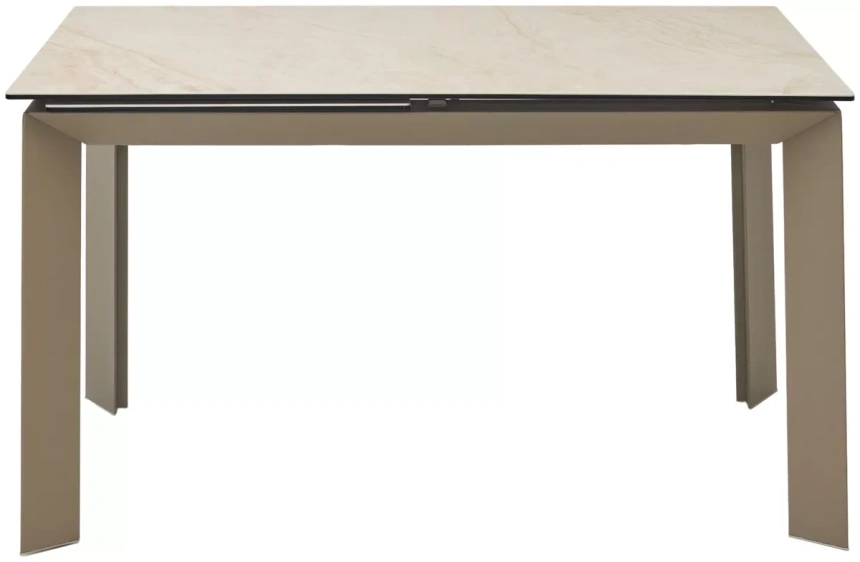 Кухонный стол раздвижной Cremona 140, KL-105, итальянская керамика, тауп