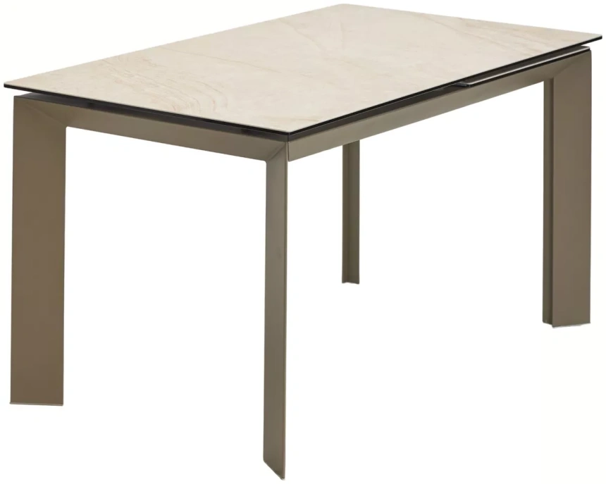 Кухонный стол раздвижной Cremona 140, KL-105, итальянская керамика, тауп