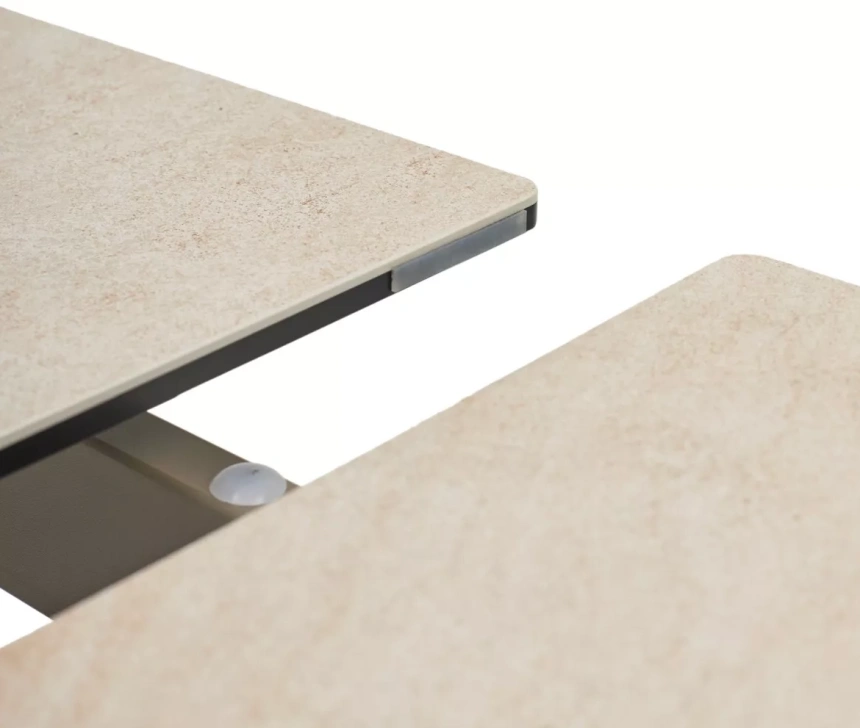 Кухонный стол раздвижной Cremona 140, KL-105, итальянская керамика, тауп