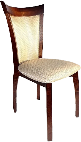 Стул Тулон, мягкий, атина 160-1, жаккард, каркас орех темный