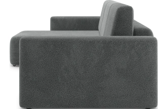 Диван угловой трехместный Дарио, модель 144, OVIS 86 (графитовый)