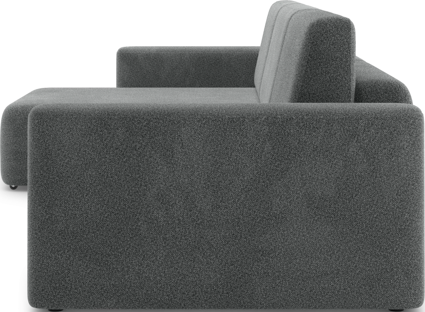 Диван угловой трехместный Дарио, модель 144, OVIS 86 (графитовый)