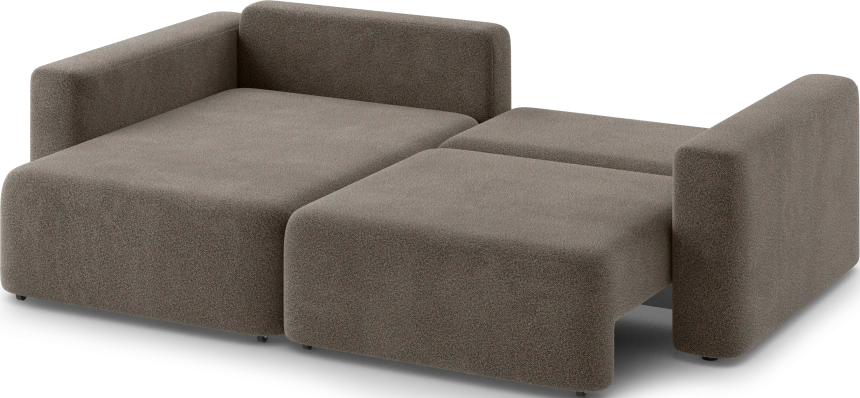 Диван угловой двухместный Дарио, модель 144, OVIS 30 (коричневый)