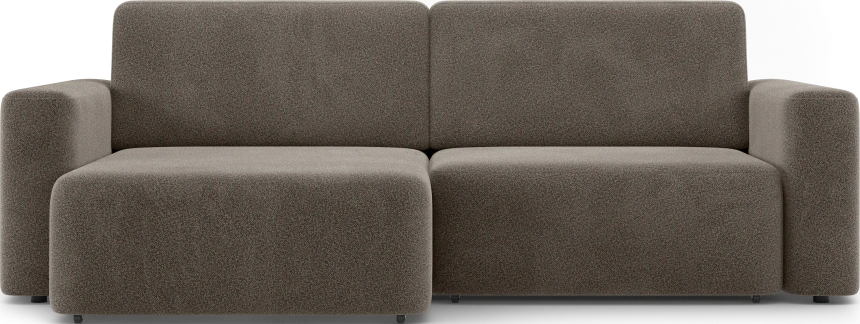 Диван угловой двухместный Дарио, модель 144, OVIS 30 (коричневый)
