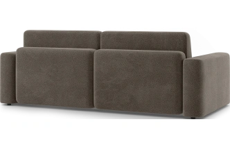 Диван угловой двухместный Дарио, модель 144, OVIS 30 (коричневый)