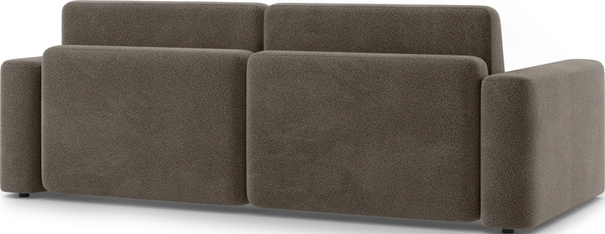 Диван угловой двухместный Дарио, модель 144, OVIS 30 (коричневый)