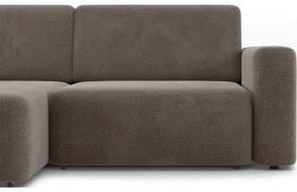 Диван угловой двухместный Дарио, модель 144, OVIS 30 (коричневый)