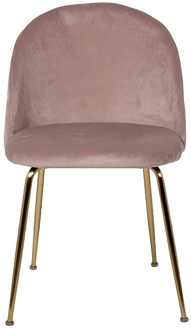 Стул 30C-301-1G LPI, мягкий, велюр, пепельно-розовый