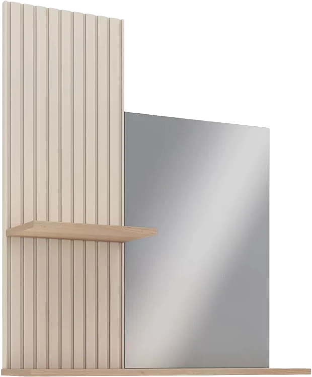 Зеркало  в прихожую Тоскана, Кашемир серый