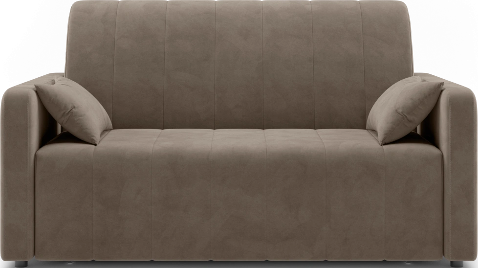 Диван прямой Борго 140, модель 107, Ultra Beige (бежевый) / венге