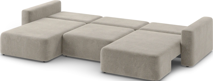 Диван П-образный трехместный Дарио, модель 144, OVIS 13 (серый)