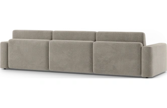 Диван П-образный трехместный Дарио, модель 144, OVIS 13 (серый)