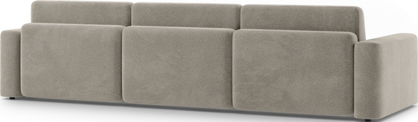 Диван П-образный трехместный Дарио, модель 144, OVIS 13 (серый)