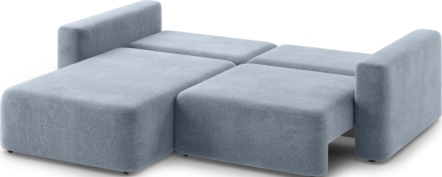 Диван угловой двухместный Дарио, модель 144, OVIS 78 (синий)