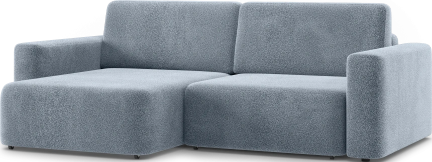 Диван угловой двухместный Дарио, модель 144, OVIS 78 (синий)