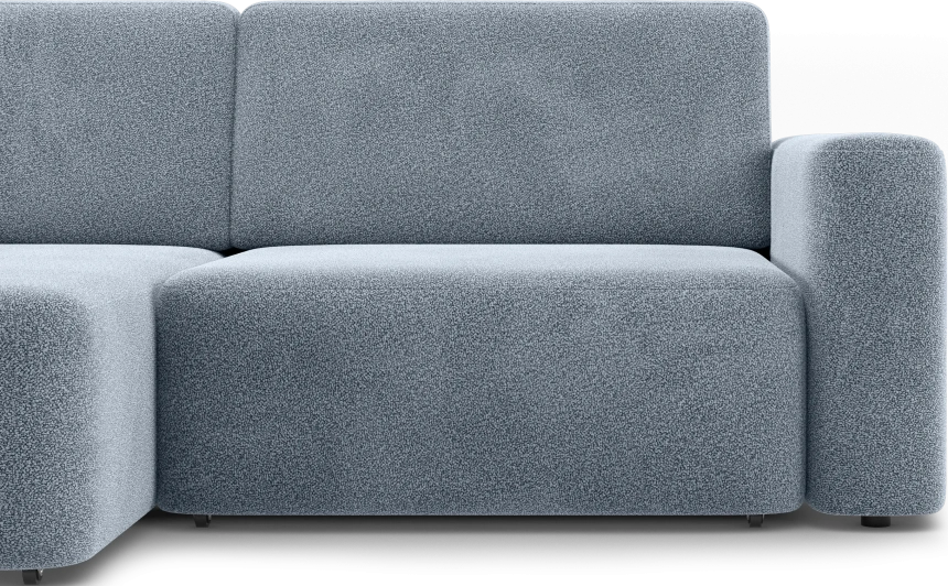 Диван угловой двухместный Дарио, модель 144, OVIS 78 (синий)