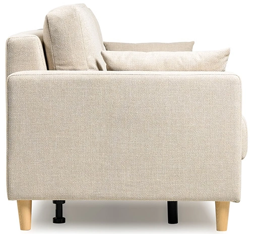 Диван прямой двухместный Дилан, Forte Linen (бежевый)