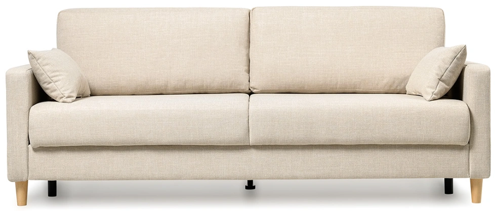 Диван прямой двухместный Дилан, Forte Linen (бежевый)