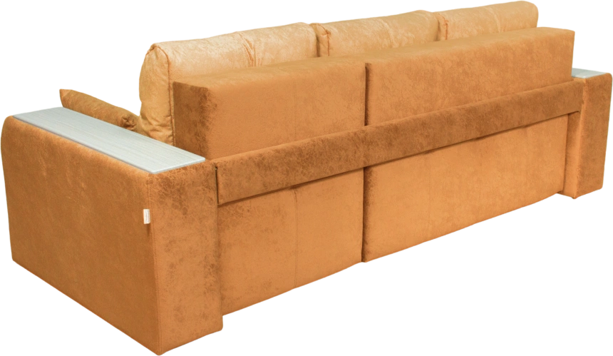 Диван прямой Остин 2, Siesta terracota, декор Рамух белый