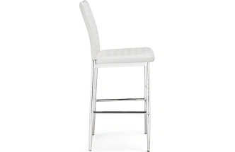 Барный стул Teon, белый / хром