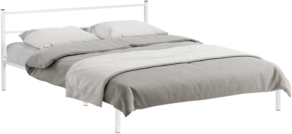 Кровать Фади, 140x200, белая