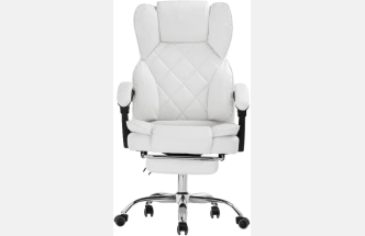 Компьютерное кресло Kolson, мягкое, whitе