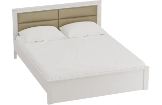 Кровать Элана 160, двуспальная, бодега белая