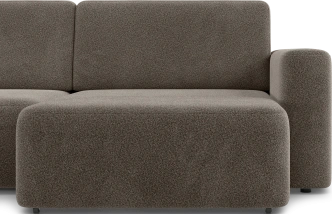 Диван П-образный трехместный Дарио, модель 144, OVIS 30 (коричневый)