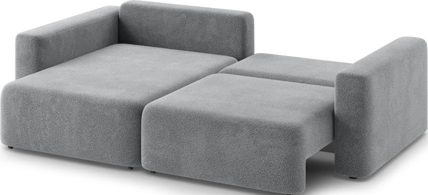 Диван угловой двухместный Дарио, модель 144, OVIS 83 (темно-серый)