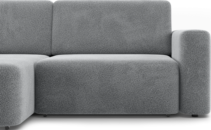 Диван угловой двухместный Дарио, модель 144, OVIS 83 (темно-серый)