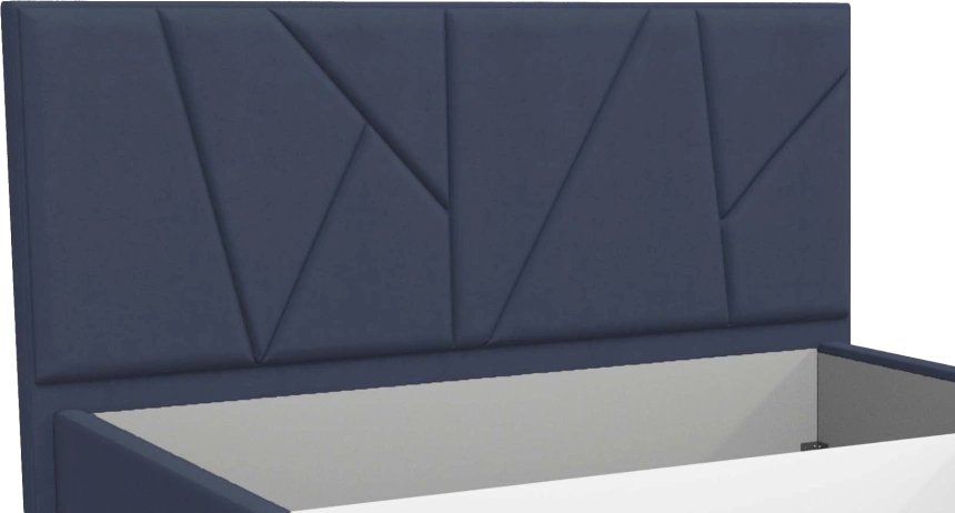 Кровать Рица 2, мягкая, полутораспальная, 140x200, Боска 28