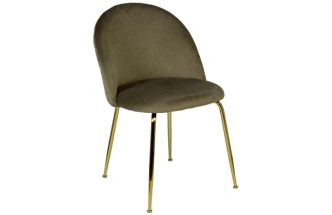 Стул 30C-30177, мягкий, велюр, хаки